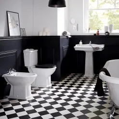 Bidet rétro à poser blanc Ramses