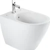 Bidet Sanlife céramique traditionnelle SANINDUSA avec trous pour abattant (non inclus) blanc