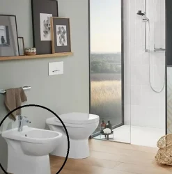 Bidet sur pied O.NOVO - Bidet sur pieds blanc - 360 x 560 x 400 mm