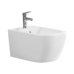 Bidet suspendu - 52 x 37 x 29 cm - Blanc - CLEO