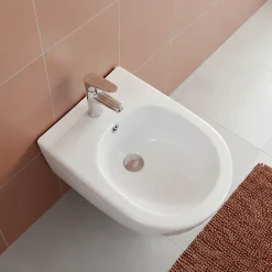 Bidet suspendu - 52 x 36,3 x 33 cm - Blanc -VELA