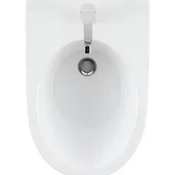 Bidet suspendu céramique traditionnelle SANINDUSA 56 Sanlife blanc mate
