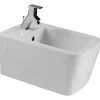 Bidet suspendu céramique traditionnelle SANINDUSA Advance blanc