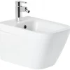 Bidet suspendu céramique traditionnelle SANINDUSA Look 50x35 blanc (robinet et vidage non inclus)