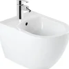 Bidet suspendu céramique traditionnelle SANINDUSA Sanibold 50 fixation cachée blanc