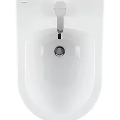 Bidet suspendu céramique traditionnelle SANINDUSA Sanibold 50 fixation cachée blanc