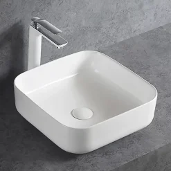 Bidet suspendu de qualité supérieure CH2019V - Sans siphon, Sans bonde Pop Up, Sans robinet