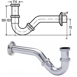 Bidet suspendu de qualité supérieure CH2019V - Sans siphon, Sans bonde Pop Up, Sans robinet