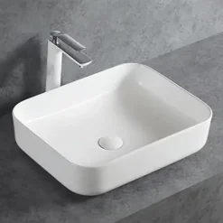 Bidet suspendu de qualité supérieure CH2019V - Sans siphon, Avec bonde Pop Up, Avec robinet 1238C