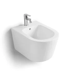 Bidet Suspendu En Céramique Blanche - Blues