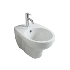 Bidet Suspendu En Céramique Blanche - Cipro