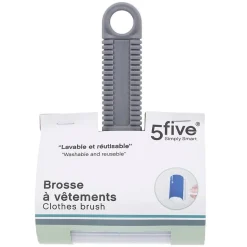 Brosse à vêtements lavable gris - Bleu- 5five