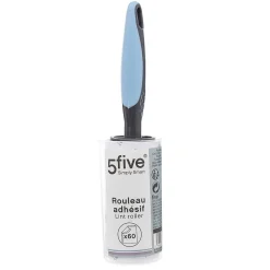 Brosse à vêtements rechargeable Rubber bleu - Multicolore- 5five
