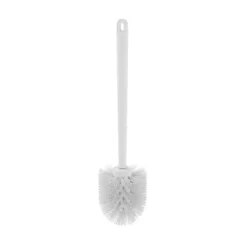 Brosse WC Glomma manche et brosse en polypropylène blanc Ø8 x H.32,5 cm