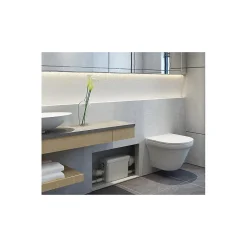 Broyeur pour WC suspendu silencieux 550 watts, Broyeur sanitaire à encastrer BSF-550-N2-SUSP pour salle de bain, Trappe de mainten
