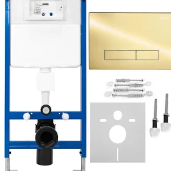 Bâti support WC avec plaque de commande type H Gold