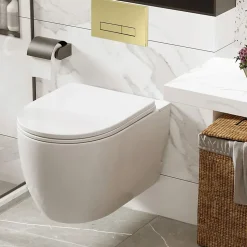 Bâti support WC avec plaque de commande type H Gold