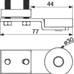 Butée pour rail - MANTION - 1098
