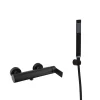 by Paffoni B-Way Set mitigeur de douche mécanique + Douchette 1 jet, Flexible 1,5m Noir mat (ATBSBW268-SET2