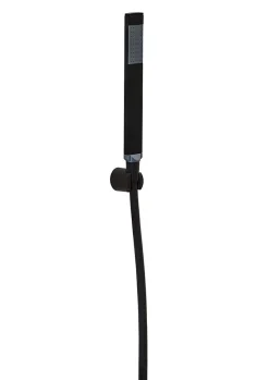 by Paffoni B-Way Set mitigeur de douche mécanique + Douchette 1 jet, Flexible 1,5m Noir mat (ATBSBW268-SET2