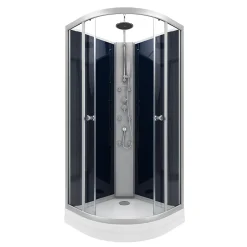 Cabine de douche 1/4 de cercle - 85x85x225cm - NIGHTY