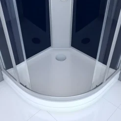 Cabine de douche 1/4 de cercle - 85x85x225cm - NIGHTY