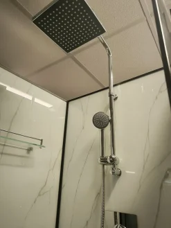Cabine de douche carrée 90x90 QUADRA Marble