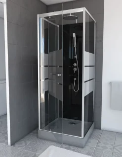 Cabine de douche carrée 70x70x225cm - SCRATCHY 70