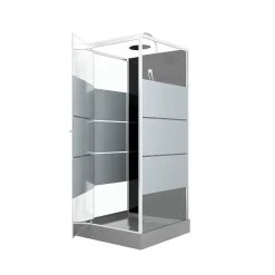 Cabine de douche carrée 80x80x220cm - SCRATCHY 80