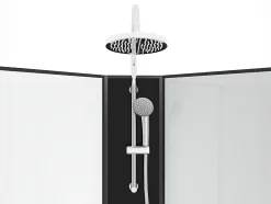 Cabine de douche d'angle hydromassante - L80 x l80 x H225 cm - KIVORA