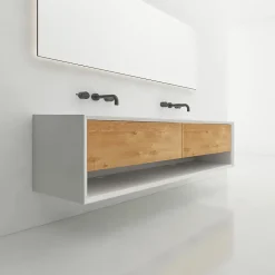 Cabine de douche en coin, verre trempé 8mm, portes coulissantes, profilé chrome - DX906 FLEX - 120x80x195cm (LxPxH)