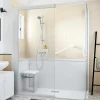 Cabine de douche Kinedo Kinemagic Sérénité 160x80 angle basse solo transparent thermostatique