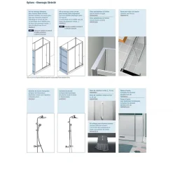 Cabine de douche Kinedo Kinemagic Sérénité 160x70 angle basse solo verre transparent avec mitigeur