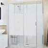 Cabine de douche Kinedo Kinemagic Design 120x70 habillage toute hauteur 1 coulissant verre transparent avec mitigeur