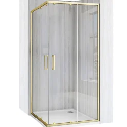 Cabine De Douche Rea City Brush 80X80 Brush Gold