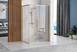 Cabine De Douche Rea Solar 90X120 Gold