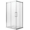 Cabine de douche Rectangulaire 90x110CM H200 Verre Transparent 8mm Gauche EasyClean Prime Corner