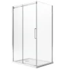 Cabine de douche 80x110CM H200 Verre Transparent 8mm Gauche avec Easy-Clean mod. Prime Duo 1 Porte