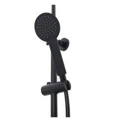 CABINE DE DOUCHE 90X120X220 STYLE INDUSTRIEL NOIR