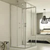 Cabine douche 3 côtés 80x80x80 CM H198 Transparent mod. Evolution Trio