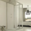 Cabine douche 3 côtés 70x70x70 CM H198 Transparent mod. Urban Trio