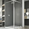 Cabine Douche 90x120 AP. 120 CM H185 granité modèle Sintesi Duo 2 Portillons