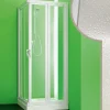 Cabine douche 80x80 CM en acrylique mod. Giove avec ouverture pliante