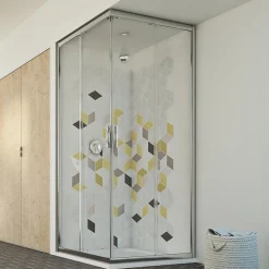 Cabine Douche 80x80 H198 Transparent mod. Evolution