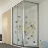 Cabine douche 80x110 Ouv. 110 CM 198 Opaque mod. Cristal Duo 2 Portes