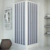 Cabine douche 90x100CM H185 en Plastique pvc modèle Energy avec l'ouverture centrale