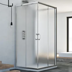Cabine douche 70x70x70 CM H185 granité C modèle Junior Trio