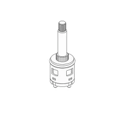 Cartouche Dinverseur 2 Voies Sined Douches Inox