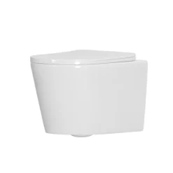 Ceramia Tornado Rimless WC suspendu sans bride+,abattant SoftClose, effet Tornado Flush, blanc brillant (CE142010RTORP)