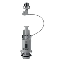 Chasse d'eau Flomasta 2", double bouton poussoir + câble